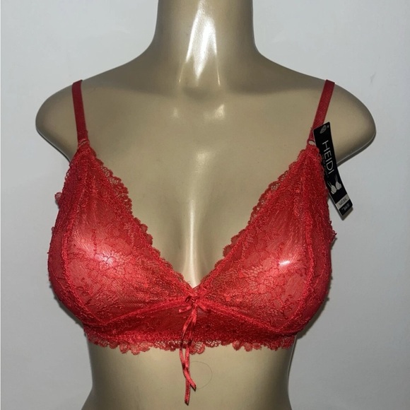 Red Lace Bralette - Picture 1 of 4